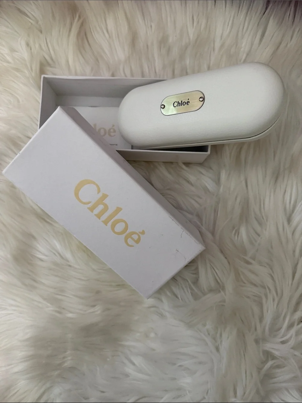 Chloé Cream Eyewear Box and Case Set